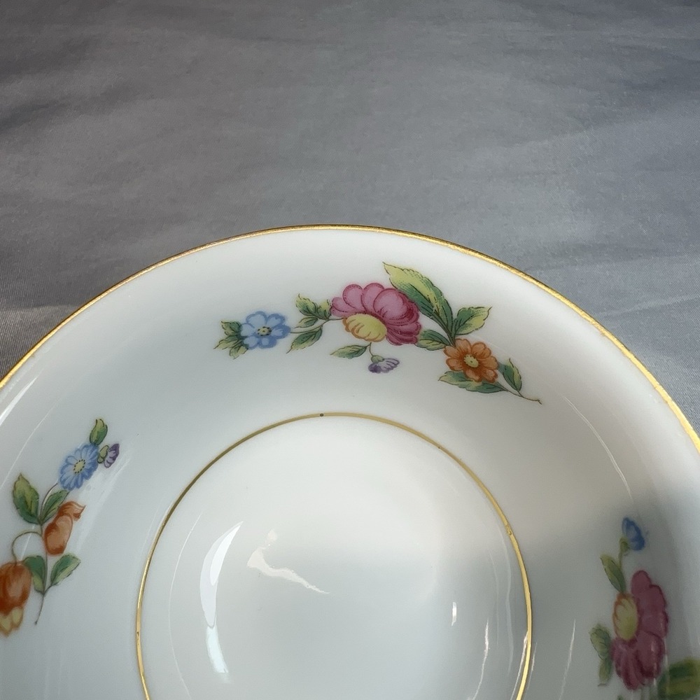 MINT Noritake Occupied Japan Tea Cup Saucer‎ Floral Gold Grandmillennial Tea Cup - Picture 4 of 12